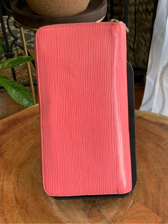 Louis Vuitton Handbags - Louis Vuitton Pink Textured Zip Around Wallet